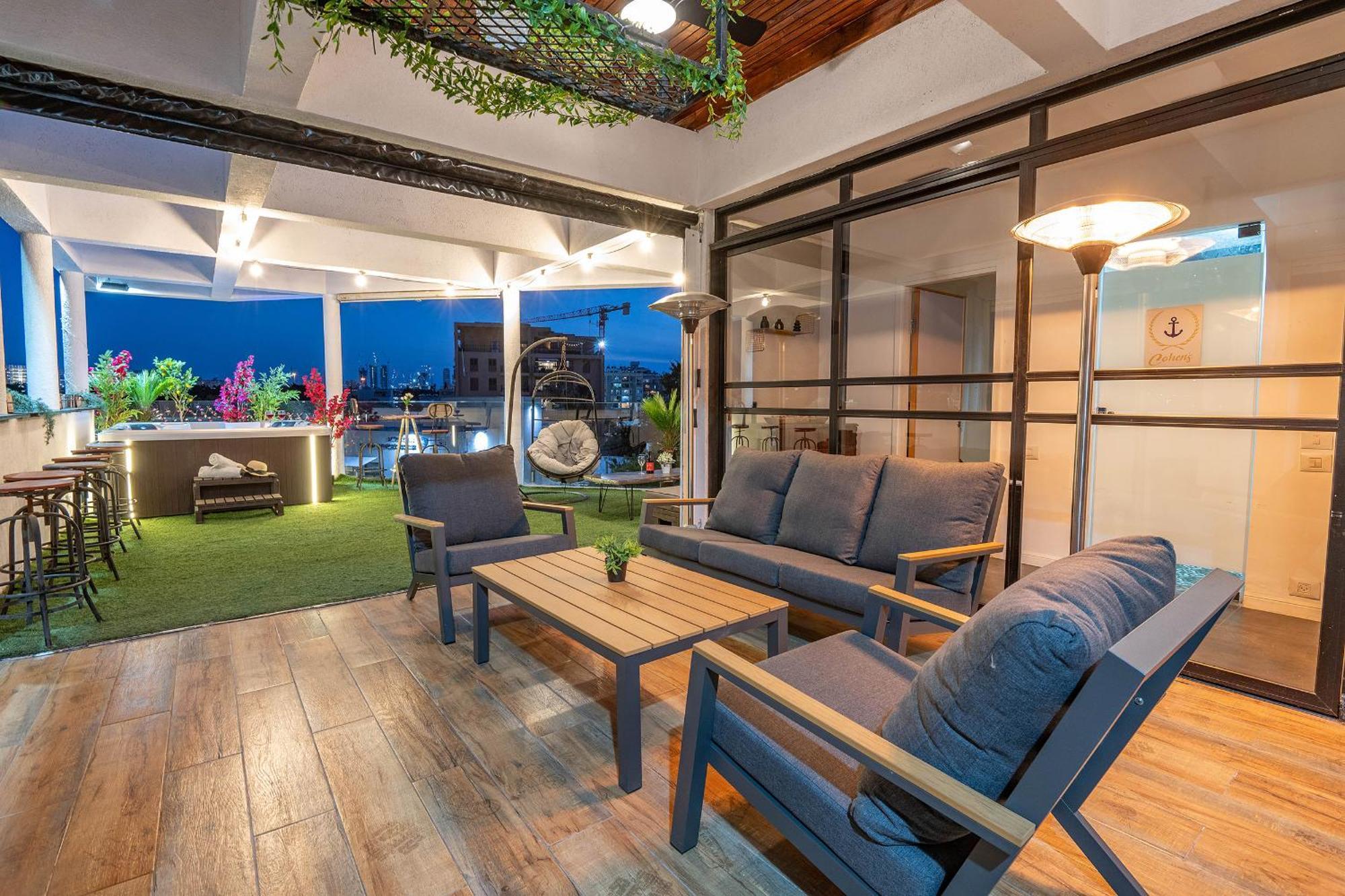 Luxurious Penthouse In Tel Aviv With Pool Apartment Ngoại thất bức ảnh