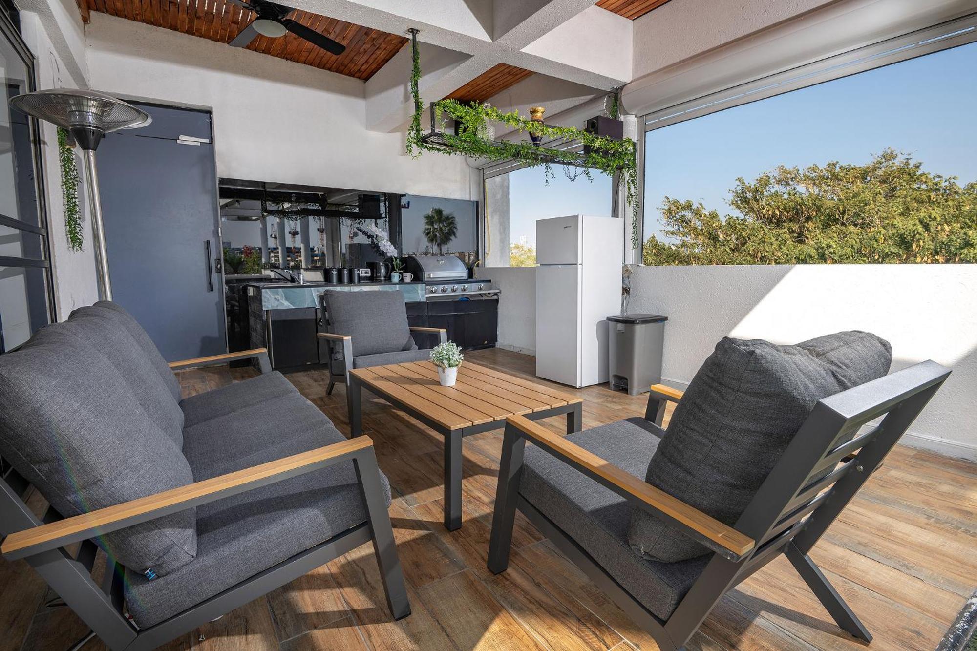 Luxurious Penthouse In Tel Aviv With Pool Apartment Ngoại thất bức ảnh