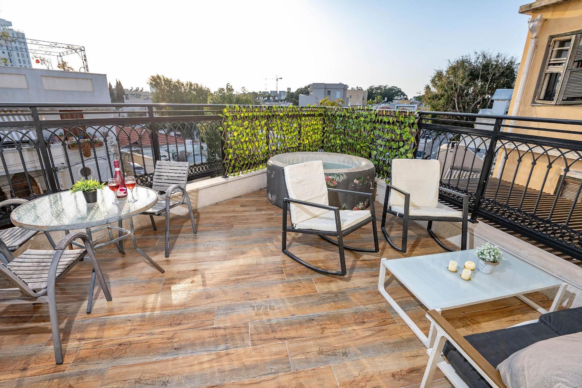 Luxurious Penthouse In Tel Aviv With Pool Apartment Phòng bức ảnh